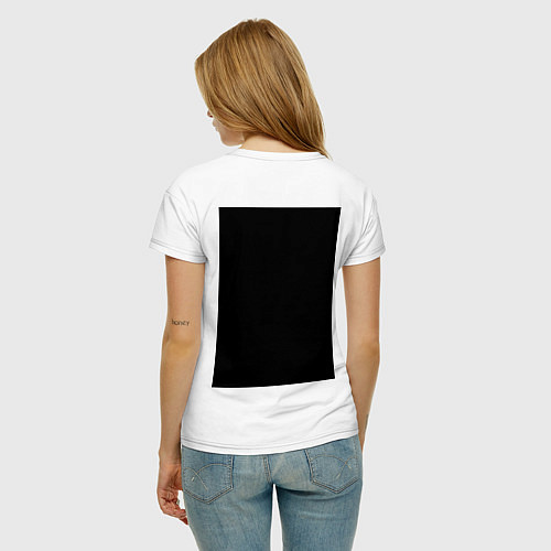 Женская футболка Мишки-обнимашки / Белый – фото 4