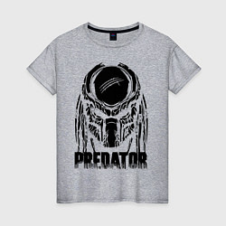 Женская футболка Predator Mask