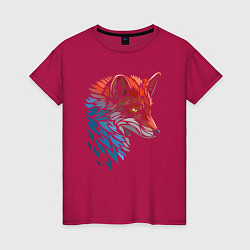 Женская футболка Пестрая лисица