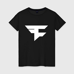 Футболка хлопковая женская FAZE Symbol, цвет: черный