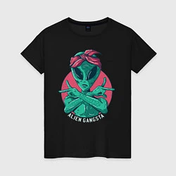 Женская футболка Alien Gangster
