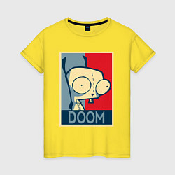 Женская футболка Doom Zim