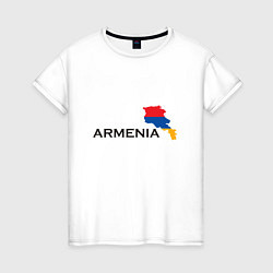 Женская футболка Armenia