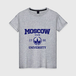 Женская футболка MGU Moscow University