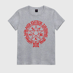 Женская футболка Alucard Pentagram