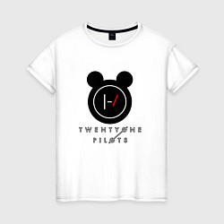 Женская футболка 21 Pilots: Black Mouse