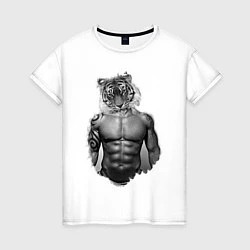 Женская футболка Tiger power