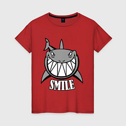 Женская футболка Shark Smile