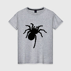 Женская футболка Черный паук