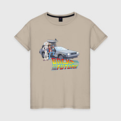 Женская футболка Back to the future