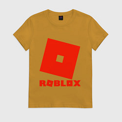 Женская футболка Roblox Logo