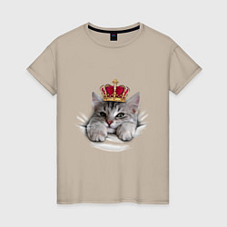 Женская футболка Pretty kitten