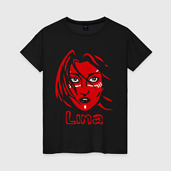 Женская футболка Dota 2: Lina