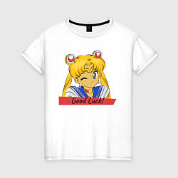 Женская футболка Sailor Moon Good Luck