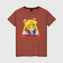 Женская футболка Sailor Moon Good Luck