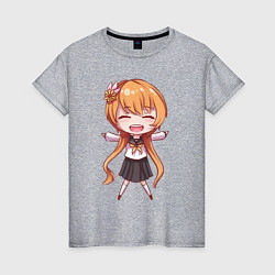 Женская футболка Милая аниме девочка