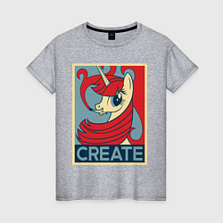 Женская футболка MLP: Create