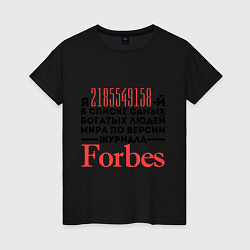 Женская футболка Forbes