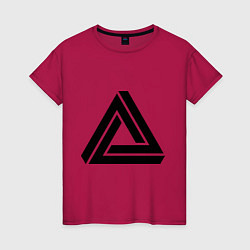 Женская футболка Triangle Visual Illusion