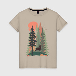 Женская футболка Forest Adventure