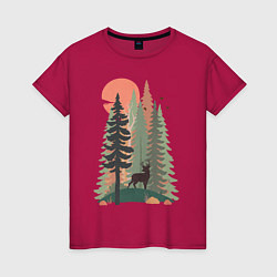Женская футболка Forest Adventure