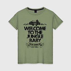 Женская футболка Welcome to the Jungle