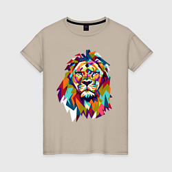 Женская футболка Lion Art