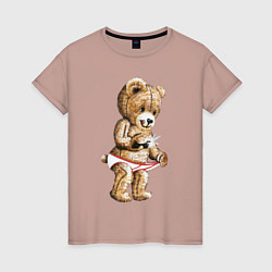 Женская футболка Nasty Bear