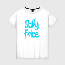 Футболка хлопковая женская SALLY FACE, цвет: белый