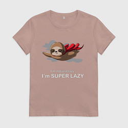 Женская футболка I'm Super Lazy