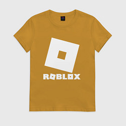 Футболка хлопковая женская ROBLOX, цвет: горчичный