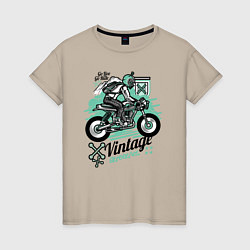 Женская футболка Vintage Moto