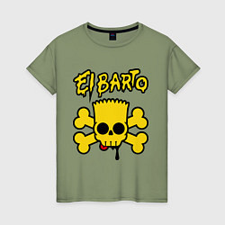 Женская футболка El Barto