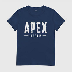 Футболка хлопковая женская Apex Legends, цвет: тёмно-синий