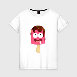 Женская футболка Веселое мороженое