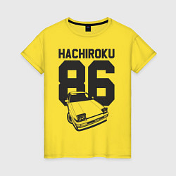 Женская футболка Toyota AE86 Hachiroku