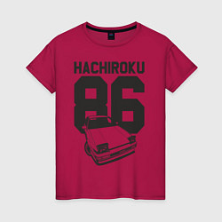 Женская футболка Toyota AE86 Hachiroku