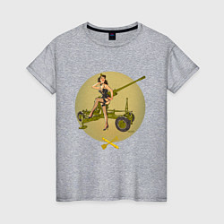 Женская футболка ПВО: 23 февраля