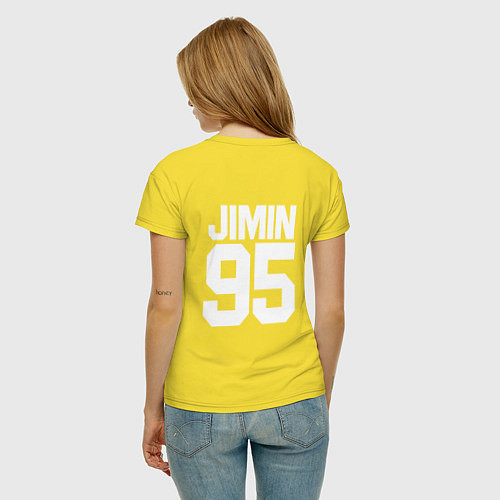 Женская футболка BTS JIMIN / Желтый – фото 4