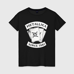 Женская футболка Metallica Since 1981
