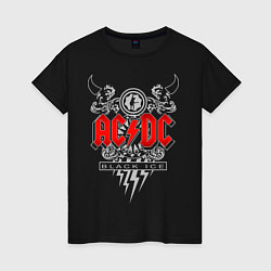 Женская футболка AC/DC: Black Ice