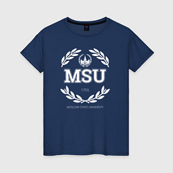 Женская футболка MSU