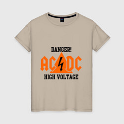 Женская футболка AC/DC: High Voltage