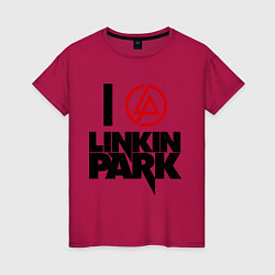 Женская футболка I love Linkin Park