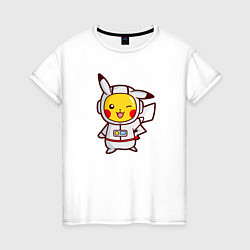 Женская футболка Pikachu Astronaut