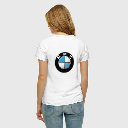 Женская футболка BMW M PREFORMANCE / Белый – фото 4