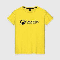 Женская футболка Black Mesa: Research Facility