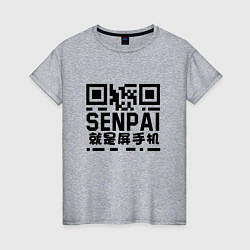 Женская футболка SENPAI QR