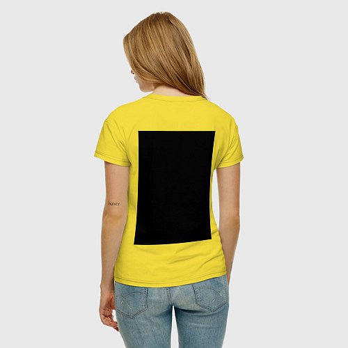 Женская футболка Senpai: Pornhub Style / Желтый – фото 4