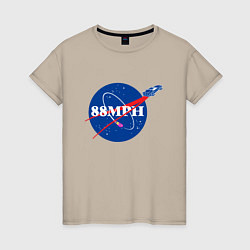 Женская футболка NASA Delorean 88 mph